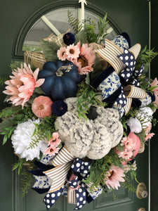 XL floral Fall Wreath