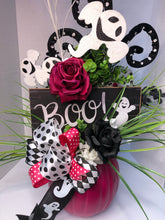 Load image into Gallery viewer, Custom Designer Handmade Halloween Pumpkin Centerpiece / Table Arrangement / Table Decor