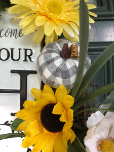 Fall Sunflower Wreath