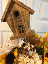 Load image into Gallery viewer, Custom Designer Handmade XL Fall Pumpkin Centerpiece