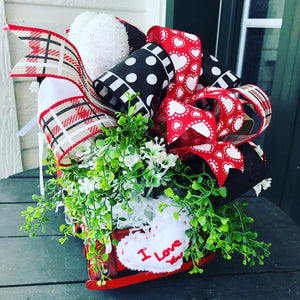 Valentines Day Classic Truck Centerpiece