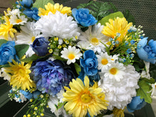 Load image into Gallery viewer, Custom Headstone Saddle Floral Arrangements