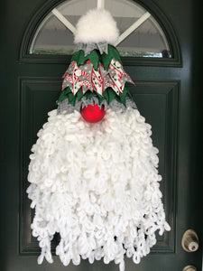 Custom Designer Handmade Giant Christmas Gnome / Santa Face. 