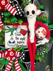 XL Deluxe Nightmare Before Christmas Wreath