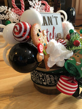 Cargar imagen en el visor de la galería, Christmas Gingerbread Man themed centerpiece / Table Arrangements /  Table Decor