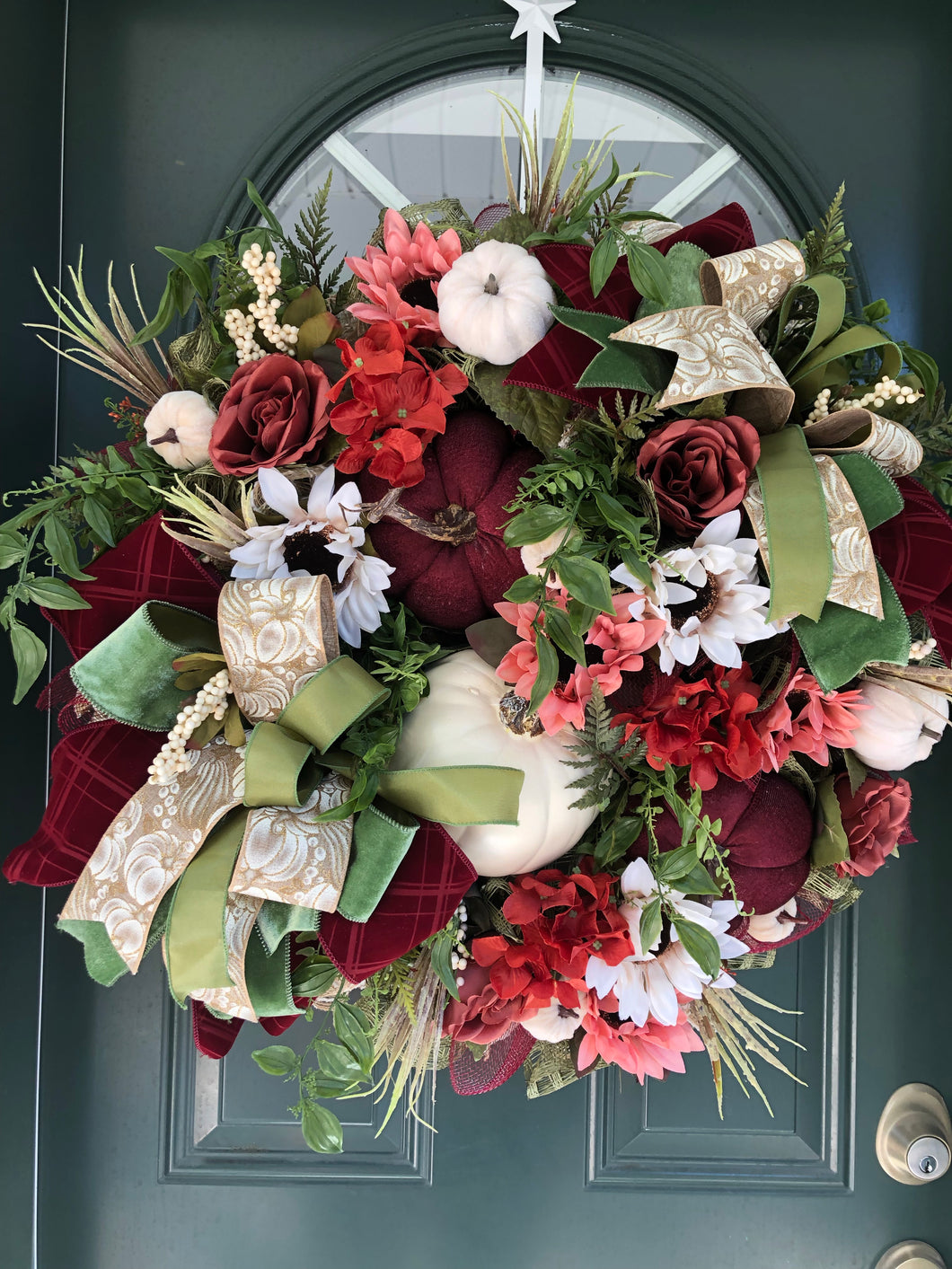 XL Fall Floral Wreath