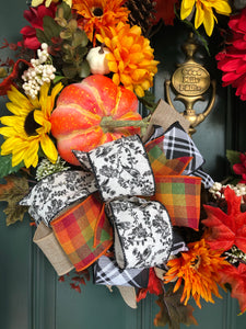 Custom Order Fall Wreath