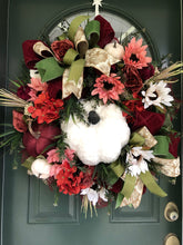 Load image into Gallery viewer, XL floral Fall Wreath