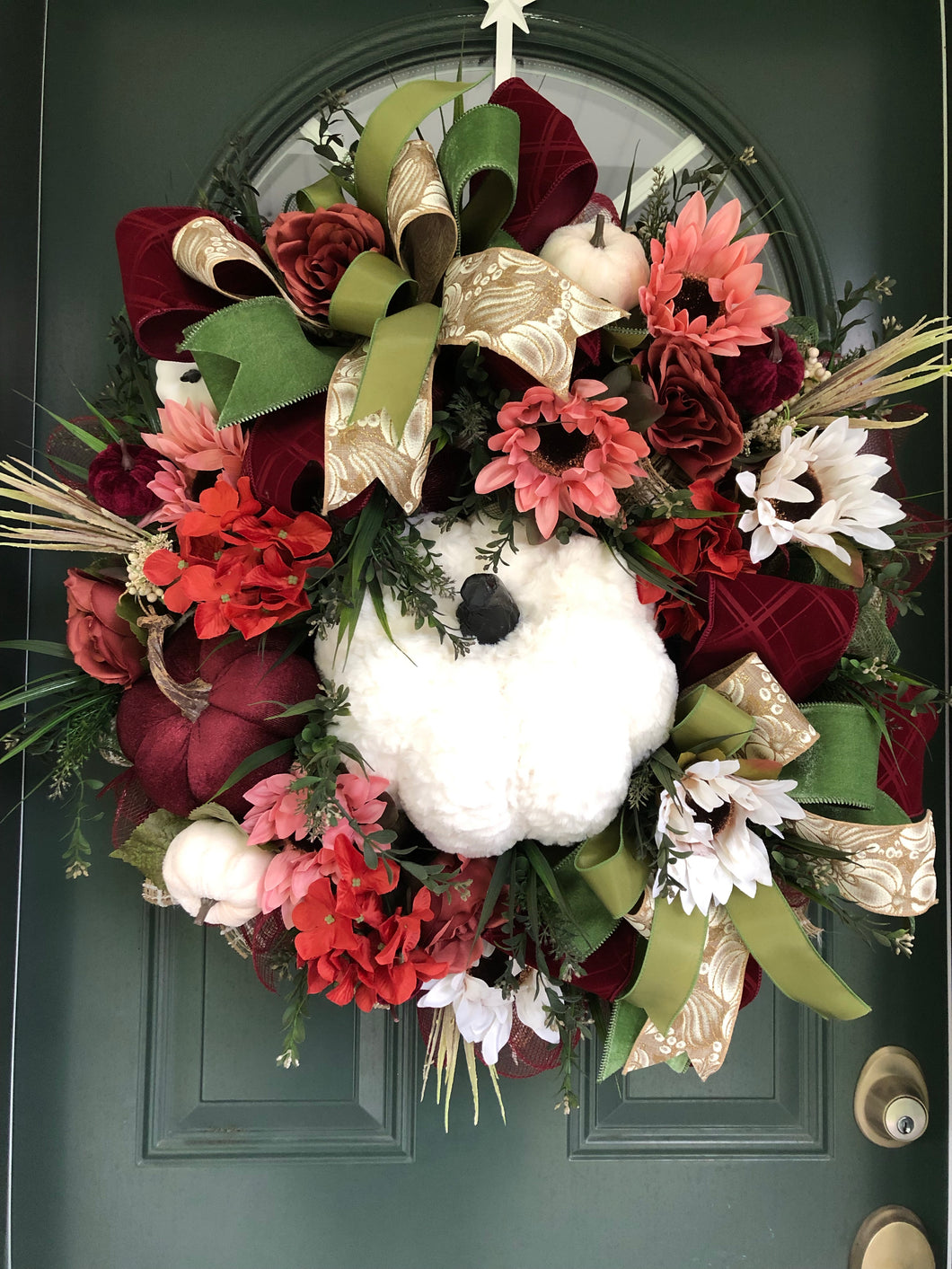 XL floral Fall Wreath