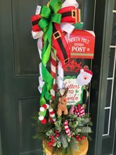 Load image into Gallery viewer, North Pole Express Post Letters To Santa Christmas Mailbox