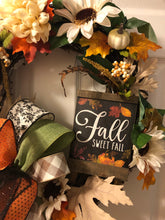 Carregar imagem no visualizador da galeria, Custom Designer Handmade Elegant Fall Sweet Fall Wreath