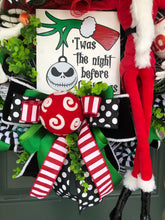 Load image into Gallery viewer, XL Deluxe Nightmare Before Christmas Wreath