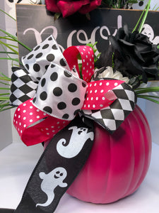 Custom Designer Handmade Halloween Pumpkin Centerpiece / Table Arrangement / Table Decor