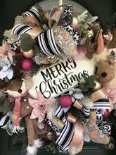 Load image into Gallery viewer, XL Merry Christmas Wreath