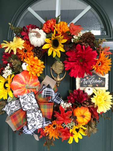 Custom Order Fall Wreath