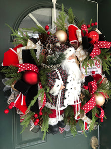 XL Deluxe Santa’s Workshop Christmas Wreath