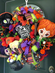 Deluxe Hocus Pocus Wreath