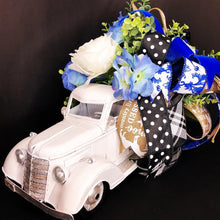 Load image into Gallery viewer, Custom Designer Handmade White classic truck Centerpiece