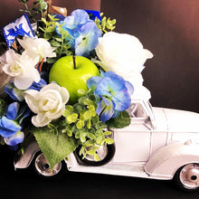 Load image into Gallery viewer, Custom Designer Handmade White classic truck Centerpiece